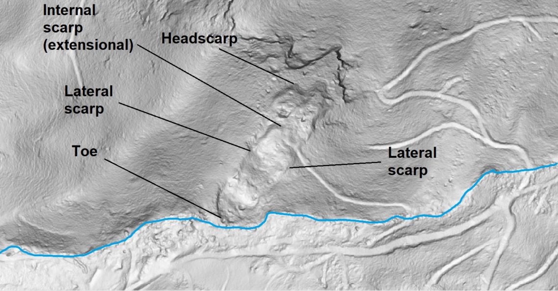 A mid-1800s description of landslide topography meets 21st century ...