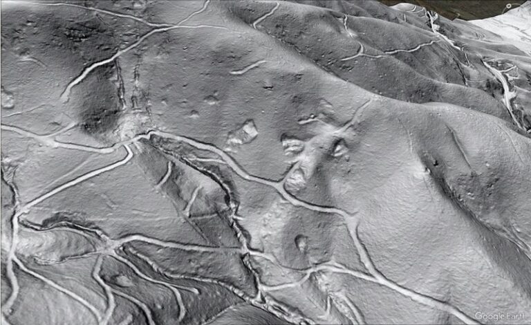 Lidar highlights impressive landslide density on the southern ...